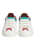 Dolce & Gabbana Multicolor Leather Logo Low Top Sneakers Shoes